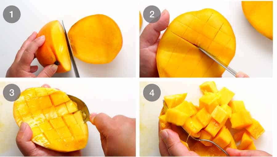 How to dice mango